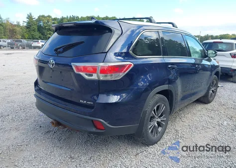 2016 Toyota Highlander Xle from USA, damaged, VIN 5TDJKRFH9GS300577